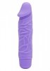 Żylasty naturalny wibrator fioletowy 15,5 cm